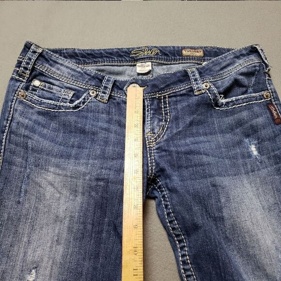 Silver Jeans Tuesday Crop - Women's Blue Jean Cropped Jeans / Shorts / Capri - Picture 10 of 13